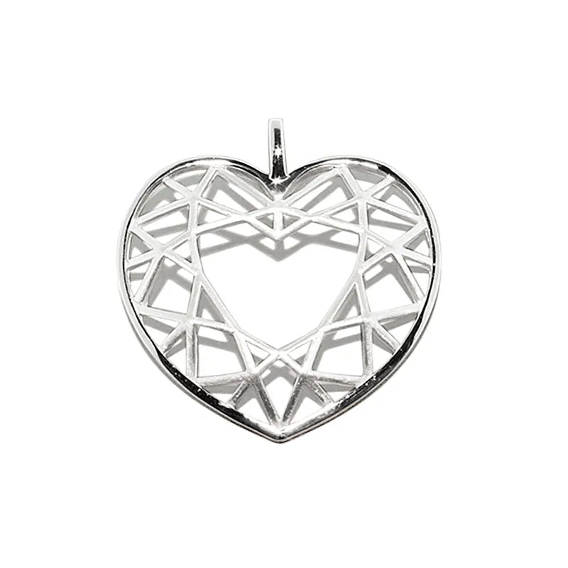 Manuela Carl Anhänger Silber 925 Herz mit filigranem Design. Eleganter Herzanhänger aus hochwertigem Sterlingsilber – jetzt bei Bendixen-Braun.