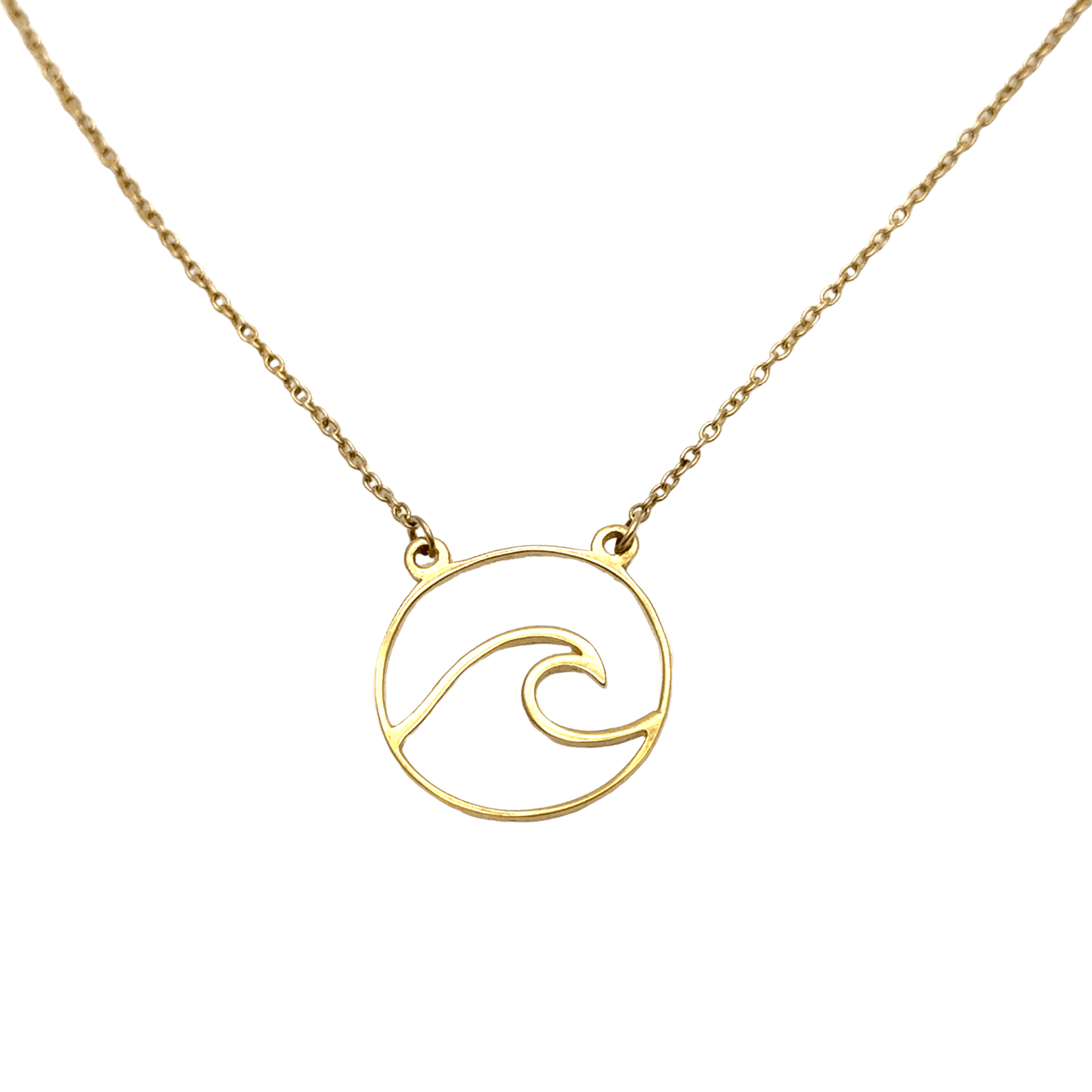 Manuela Carl Silberkette vergoldet Wellenanhänger Bendixen-Braun – Dein Juwelier in Augsburg Schmuck