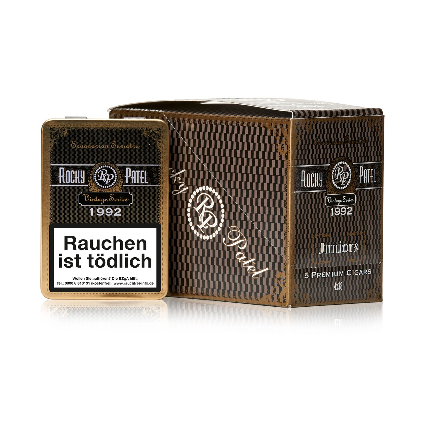 Rocky Patel Vintage 1992 Juniors Box Bendixen-Braun – Dein Fachgeschäft für Zigarren in Augsburg