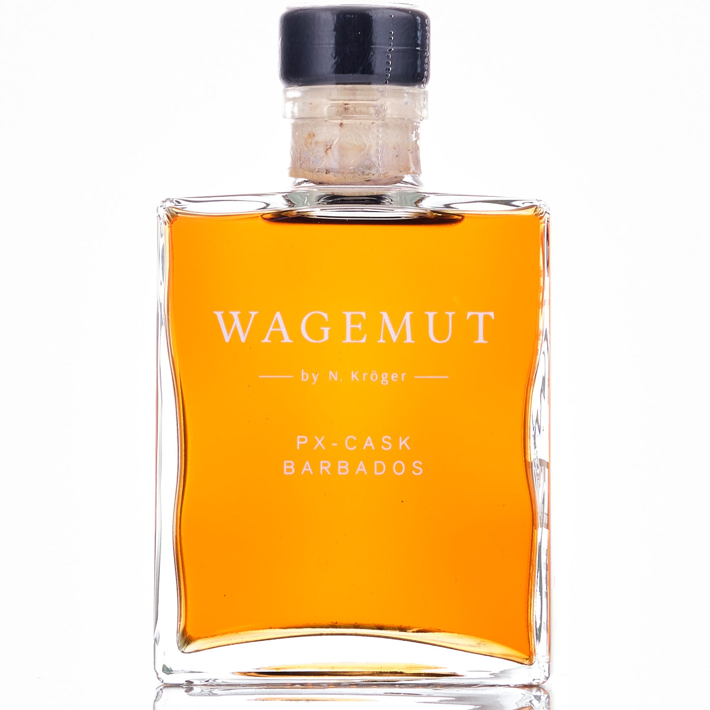 Wagemut PX Cask Barbados Rum 0,2L Front bei Bendixen-Braun Spirituosen Augsburg und Online