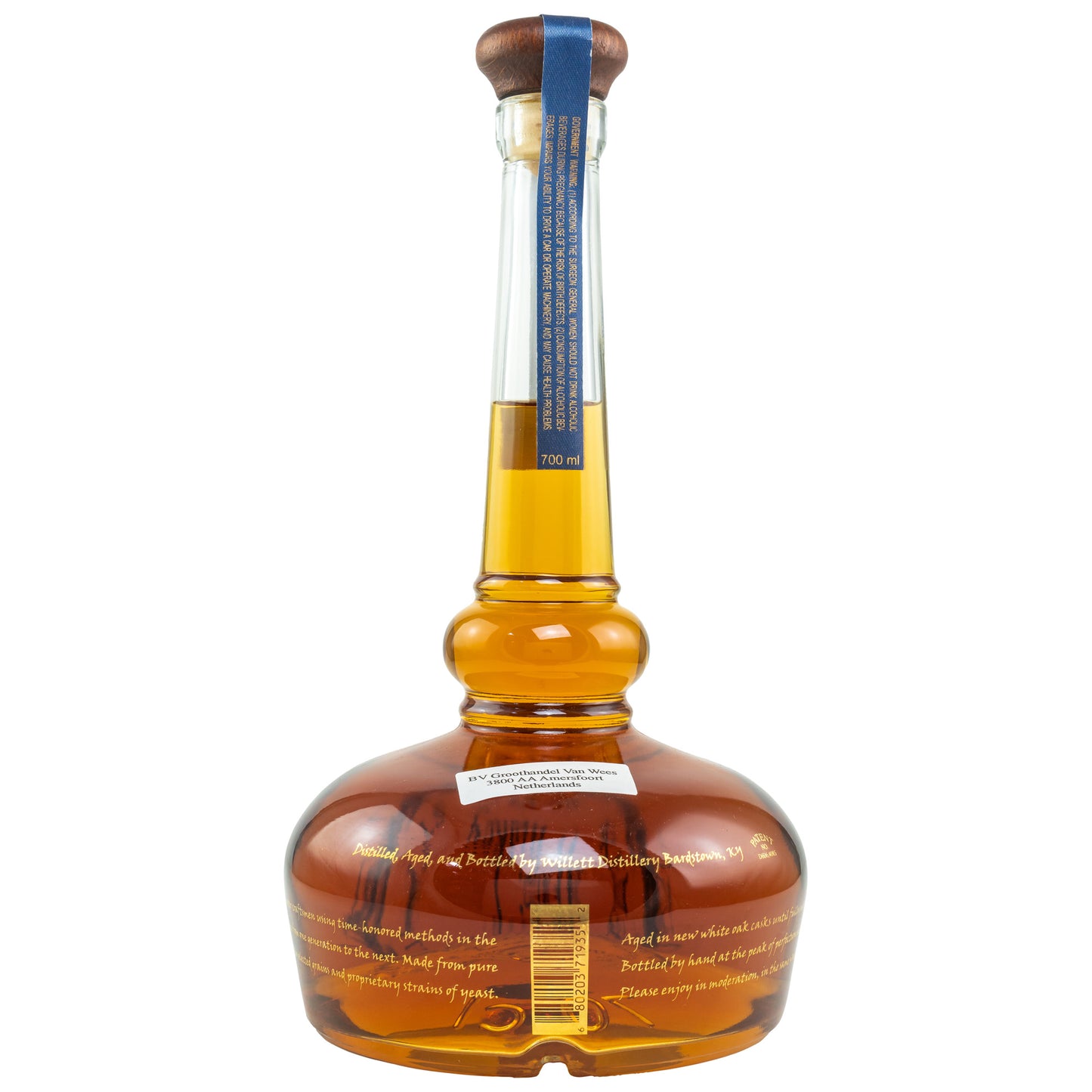 Willett Pot Still Reserve Kentucky Straight Bourbon 0.7L Hinten Bendixen-Braun – Dein Fachgeschäft für Zigarren und Spirituosen in Augsburg