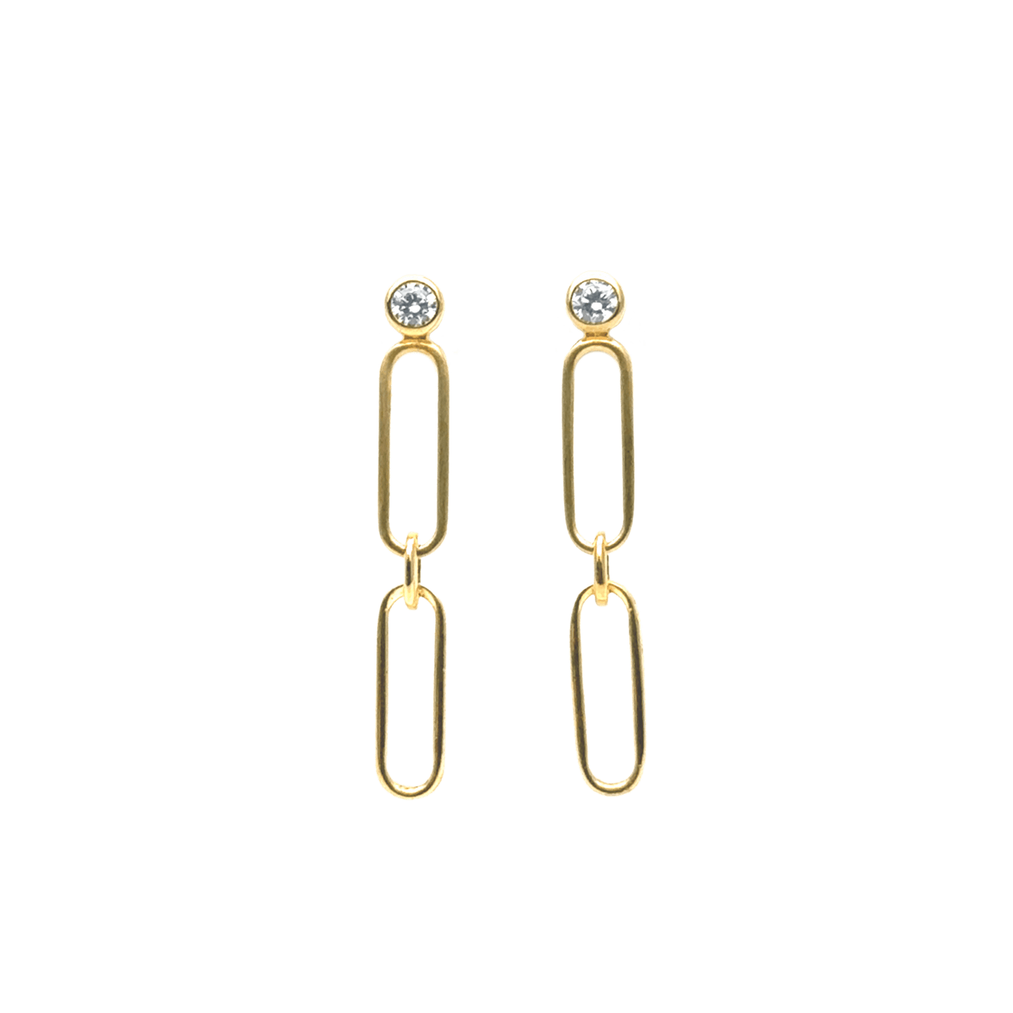 Yvette Ries 1008107004 Ohrhänger Silber vergoldet Zirkonia Bendixen-Braun Schmuck Augsburg und Online