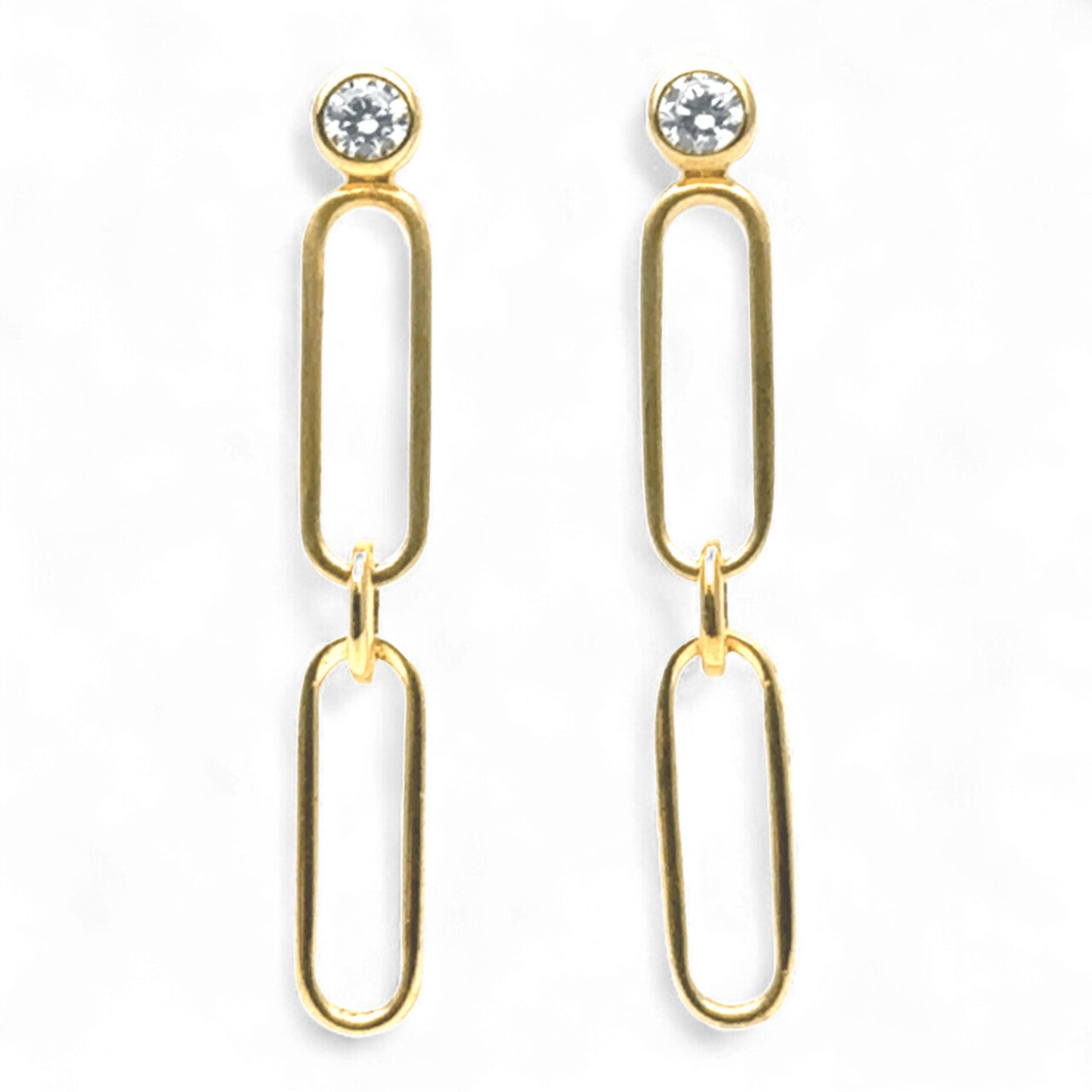 Yvette Ries 1008107004 Ohrhänger Silber vergoldet Zirkonia Bendixen-Braun Schmuck Augsburg und Online