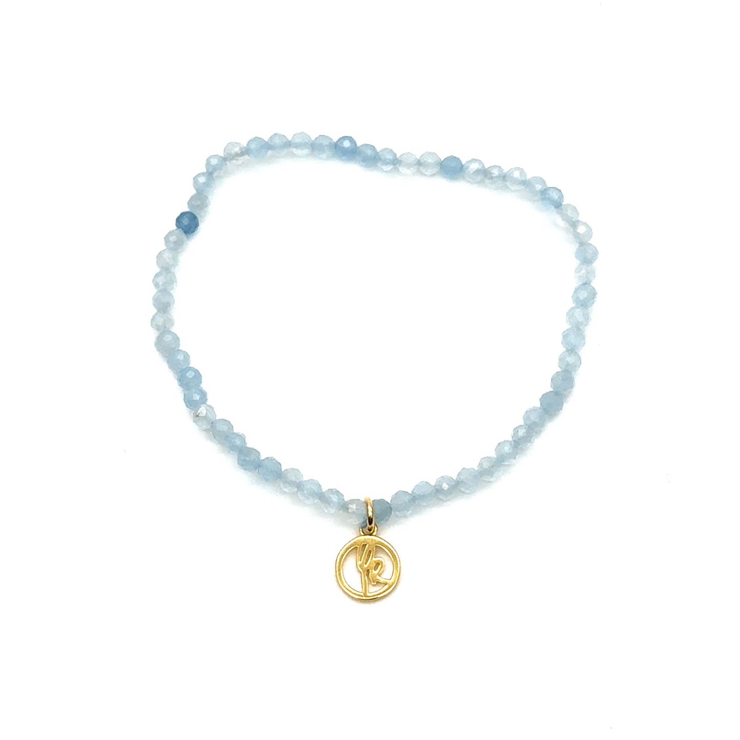 Yvette Ries Armband Aquamarin 925 vergoldet Bendixen-Braun – Dein Juwelier in Augsburg Schmuck