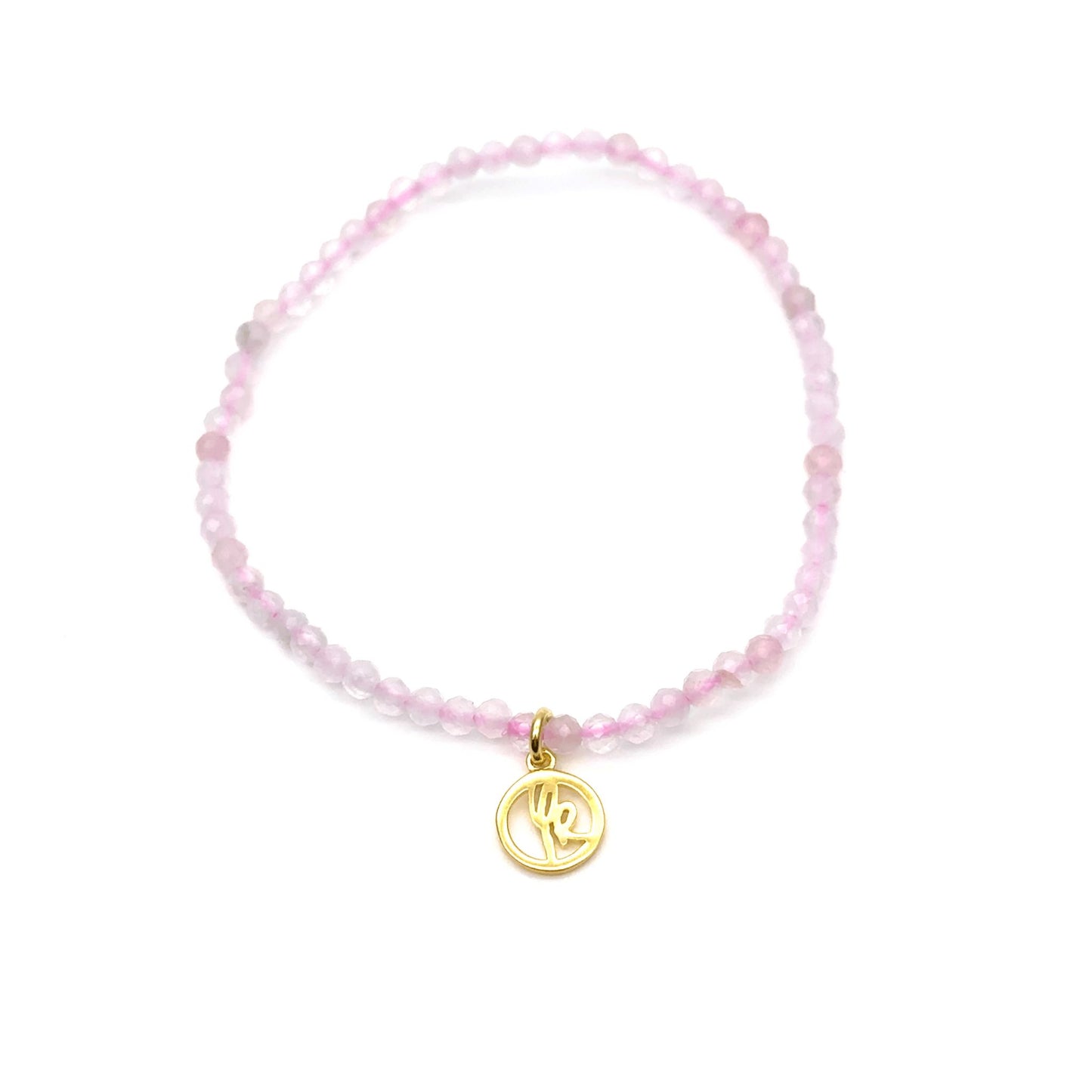 Yvette Ries Armband Rosenquarz 925 vergoldet Bendixen-Braun – Dein Juwelier in Augsburg Schmuck