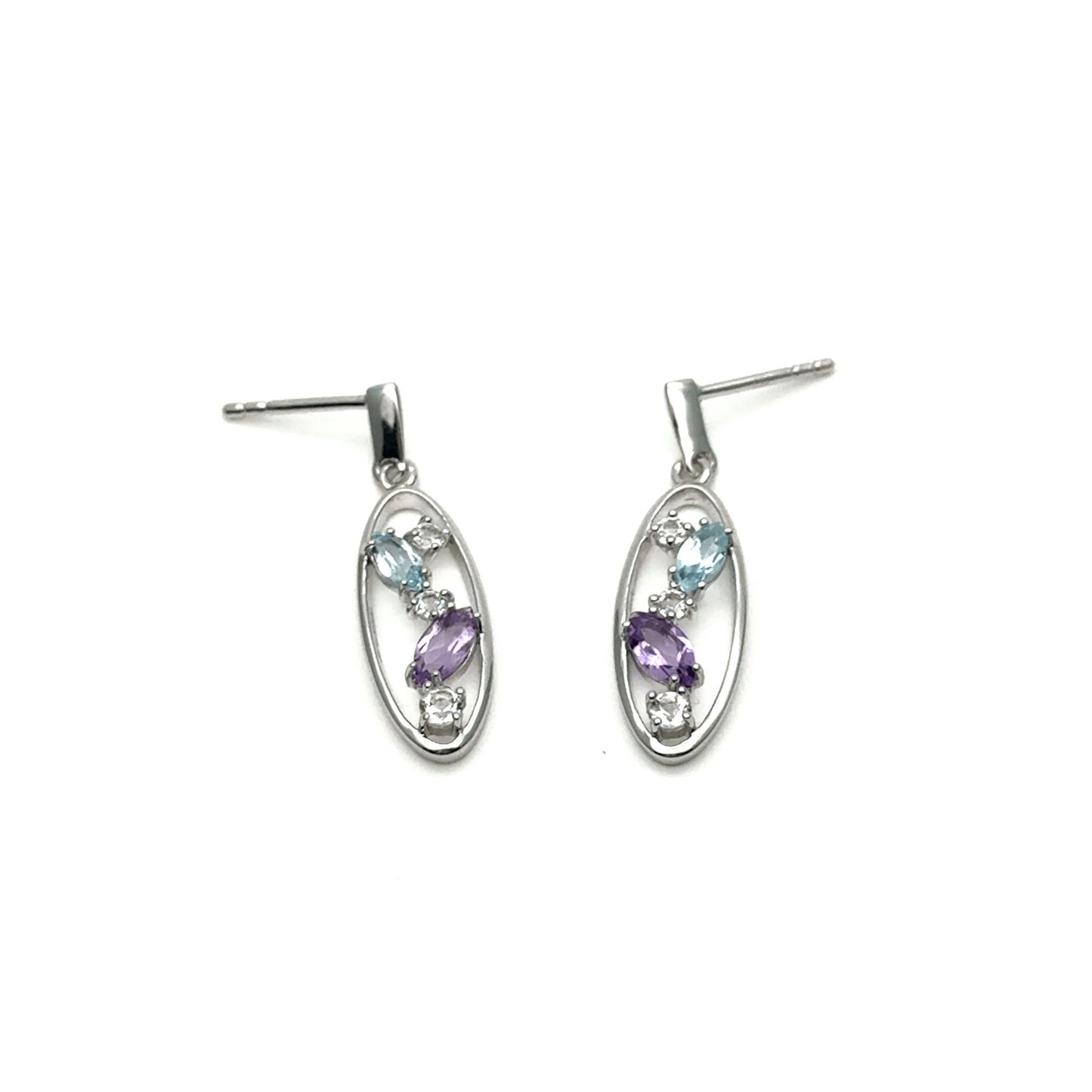 Yvette Ries Ohrpendel Silber 925 Zirkonia ohne Stecker Bendixen-Braun – Dein Juwelier in Augsburg Schmuck
