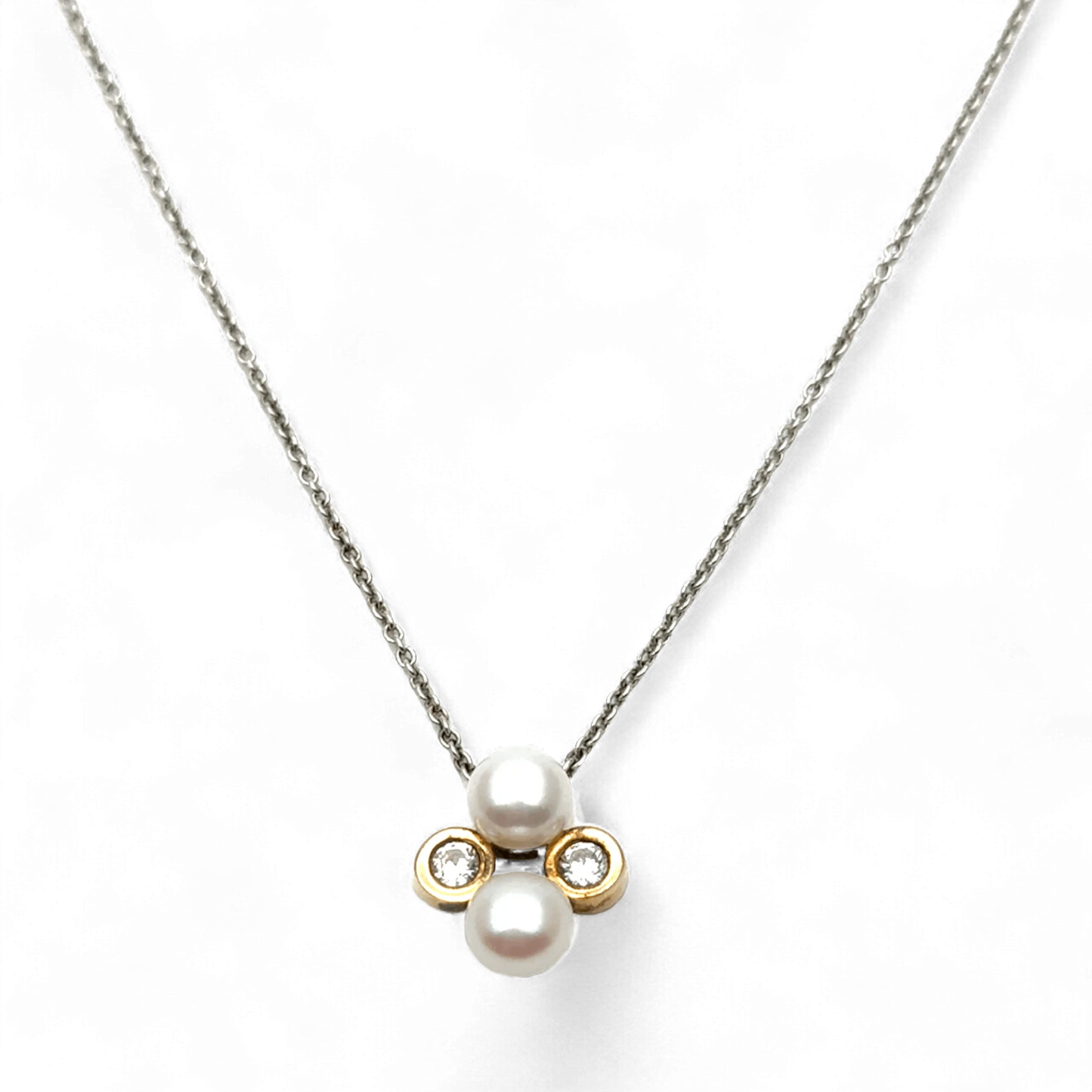 Yvette Ries Silberkette rhodiniert mit Anhänger Bendixen-Braun – Dein Juwelier in Augsburg Schmuck