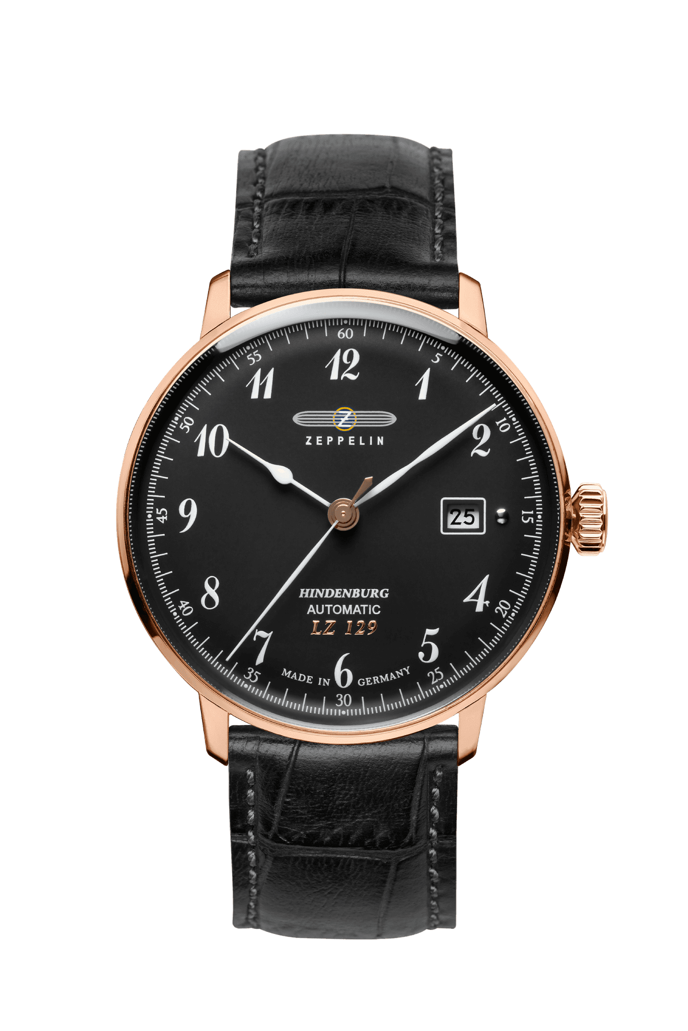 Zeppelin 7068-2-1 Herrenuhr klassisch Automatik Bendixen-Braun – Dein Uhrengeschäft Augsburg Uhren