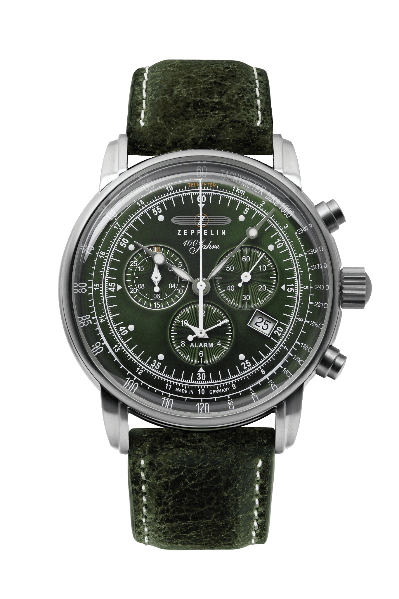 Zeppelin 8680-4 Herrenuhr Quarz Chronograph Front Bendixen-Braun – Dein Juwelier in Augsburg Uhren