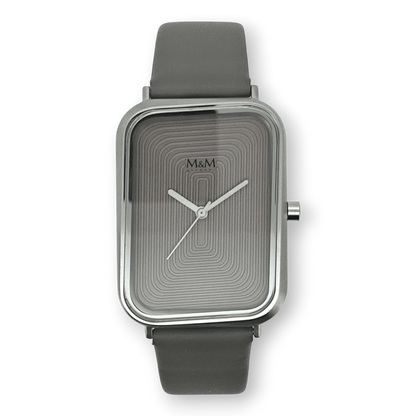 M&M Women's Watch, rectangular, topaz-colored
