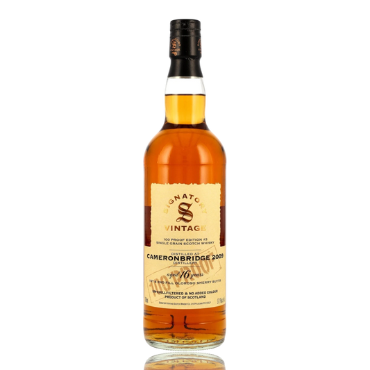 Cameronbridge 16 Jahre Signatory 100 PROOF Grain Edition 3 Front Bendixen-Braun – Dein Fachgeschäft für Zigarren und Spirituosen in Augsburg
