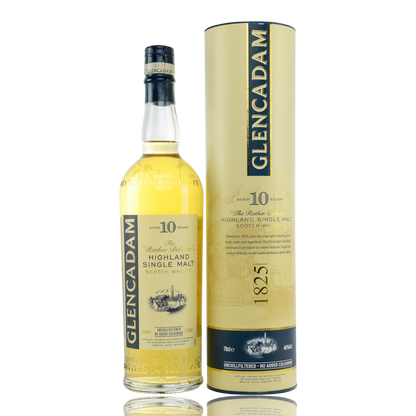 Glencadam 10 Jahre Single Malt Whisky 0.7L Front Bendixen-Braun – Dein Fachgeschäft für Zigarren und Spirituosen in Augsburg