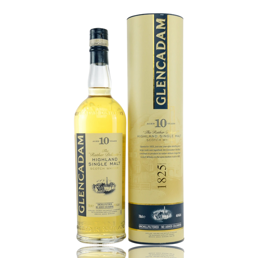 Glencadam 10 Jahre Single Malt Whisky 0.7L Front Bendixen-Braun – Dein Fachgeschäft für Zigarren und Spirituosen in Augsburg
