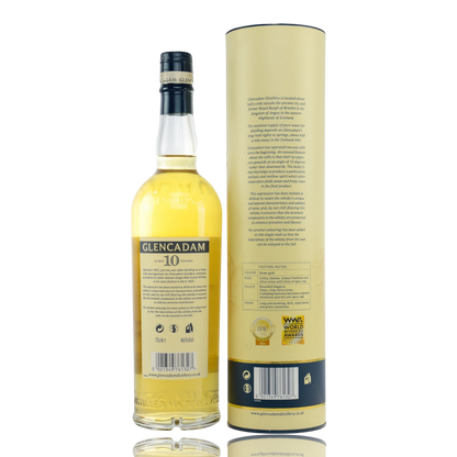 Glencadam 10 Jahre Single Malt Whisky 0.7L Hinten Bendixen-Braun – Dein Fachgeschäft für Zigarren und Spirituosen in Augsburg