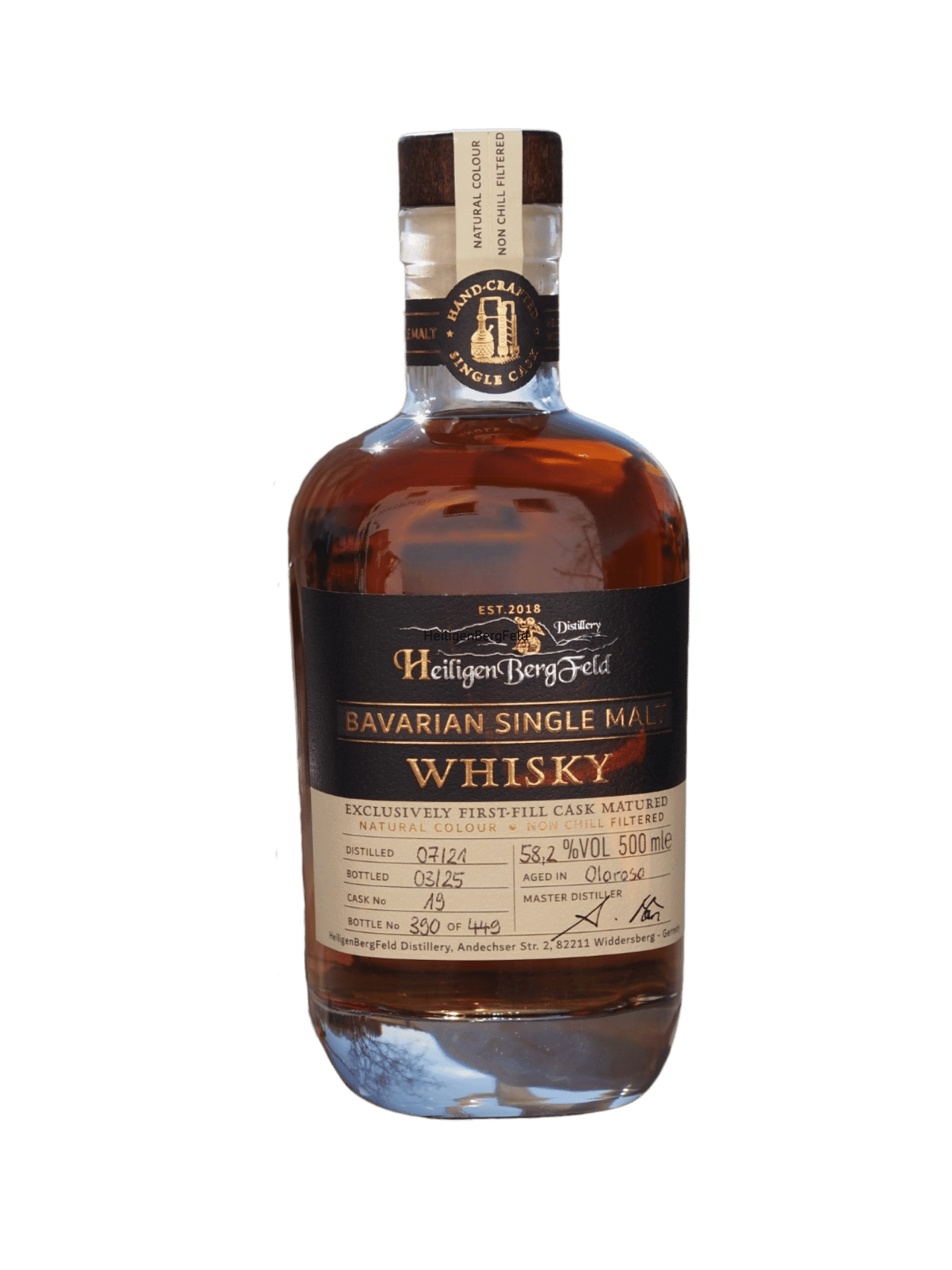 HeiligenBergFeld Bavarian Singlemalt Whisky Oloroso Bendixen-Braun – Dein Fachgeschäft für Spirituosen in Augsburg Whisky