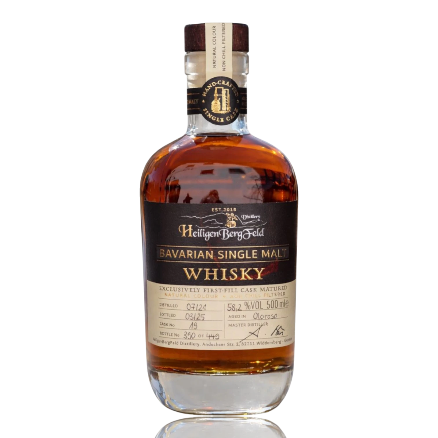 HeiligenBergFeld Bavarian Singlemalt Whisky Oloroso Bendixen-Braun – Dein Fachgeschäft für Spirituosen in Augsburg Whisky