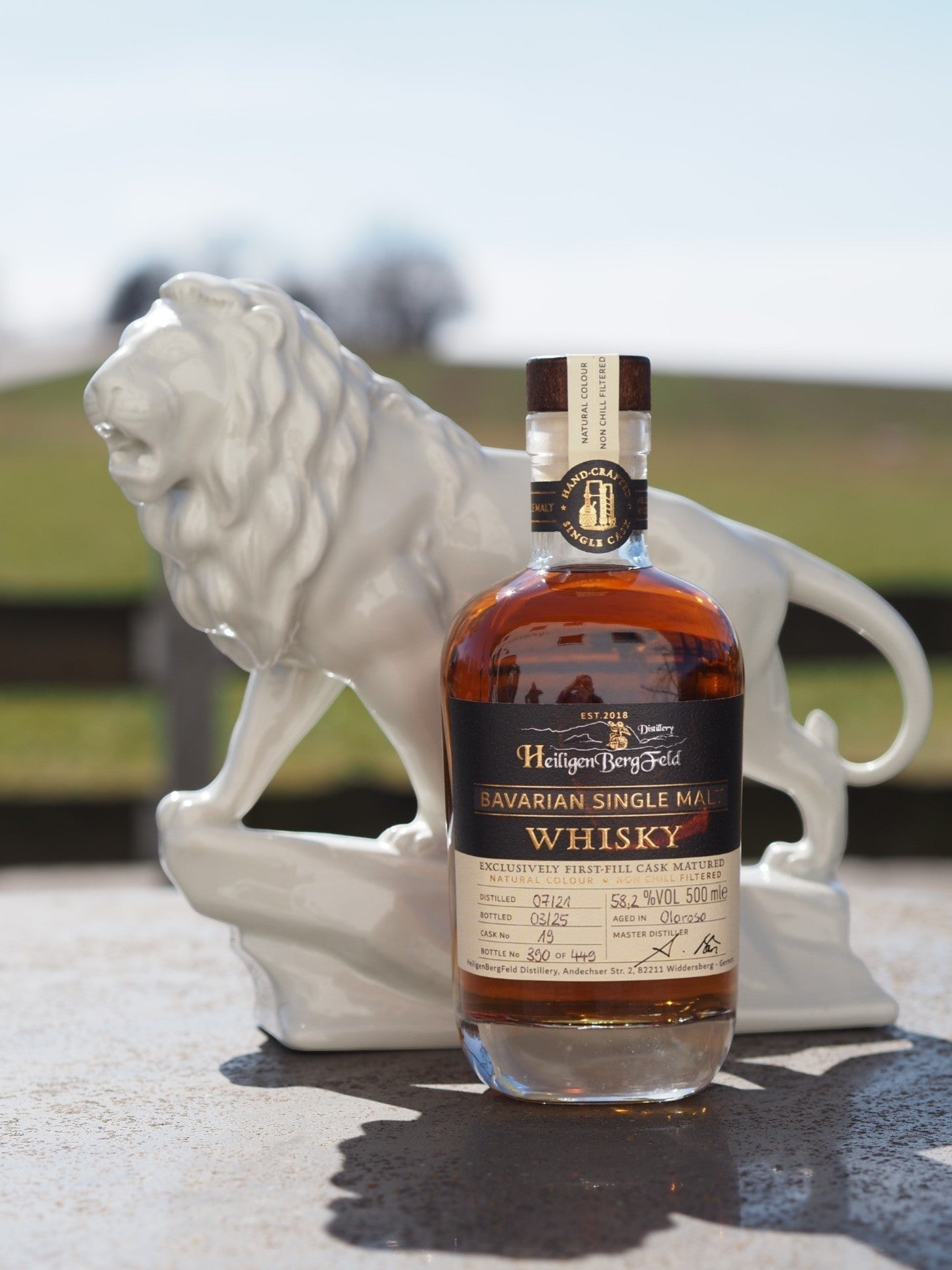 HeiligenBergFeld Bavarian Singlemalt Whisky Oloroso Draussen Bendixen-Braun – Dein Fachgeschäft für Spirituosen in Augsburg Whisky