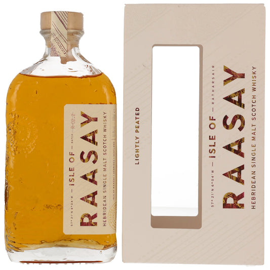 Isle of Raasay Single Malt Whisky 0.7L Front Bendixen-Braun – Dein Fachgeschäft für Zigarren und Spirituosen in Augsburg