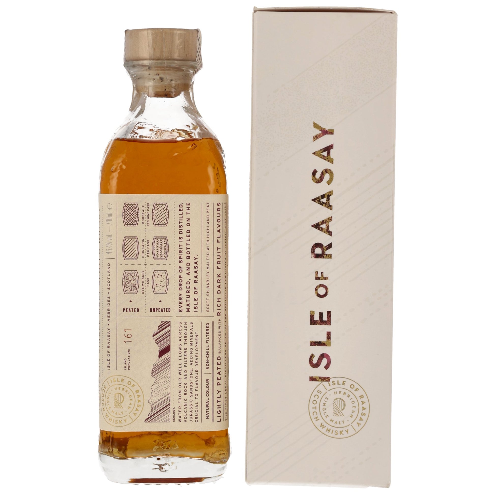 Isle of Raasay Single Malt Whisky 0.7L Seite Bendixen-Braun – Dein Fachgeschäft für Zigarren und Spirituosen in Augsburg