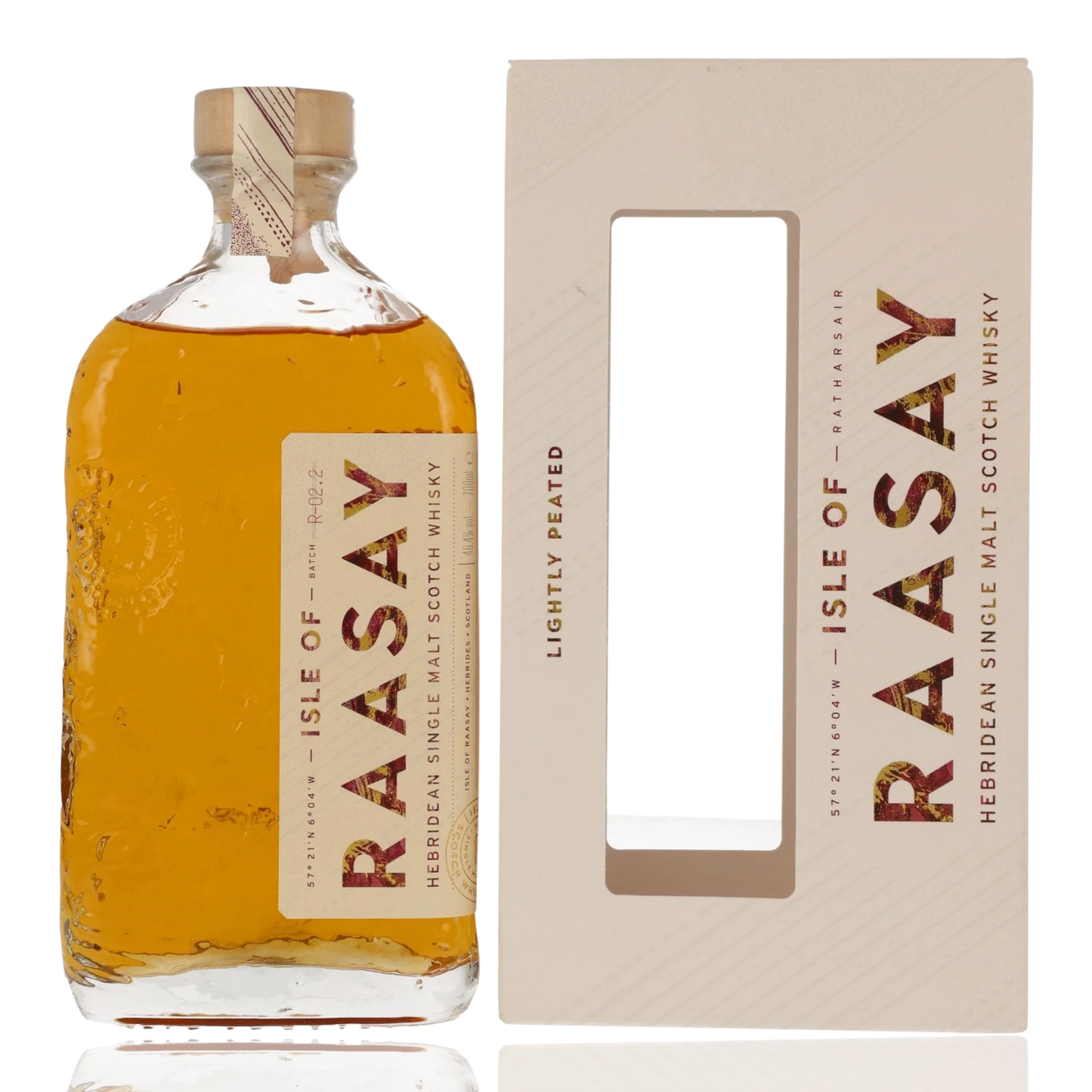 Isle of Raasay Single Malt Whisky 0.7L Front Bendixen-Braun – Dein Fachgeschäft für Zigarren und Spirituosen in Augsburg