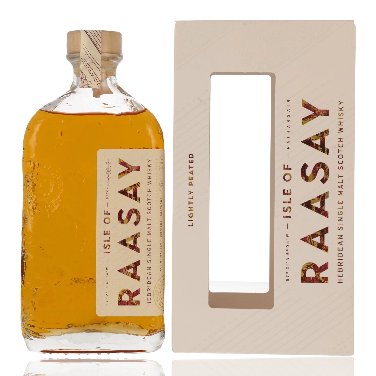Isle of Raasay Single Malt Whisky 0.7L Front Bendixen-Braun – Dein Fachgeschäft für Zigarren und Spirituosen in Augsburg