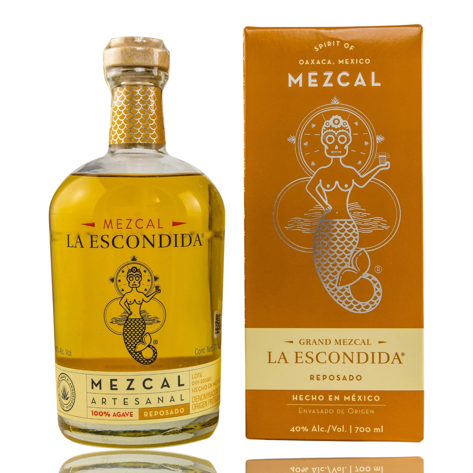 La Escondida Mezcal Reposado 0.7L Front Bendixen-Braun – Dein Fachgeschäft für Zigarren und Spirituosen in Augsburg