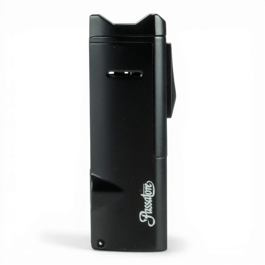 Passatore Feuerzeug 3-Flammen Jet Feuerzeug Schwarz Front Bendixen-Braun Zigarrenzubehör und Zigarren Augsburg und Online