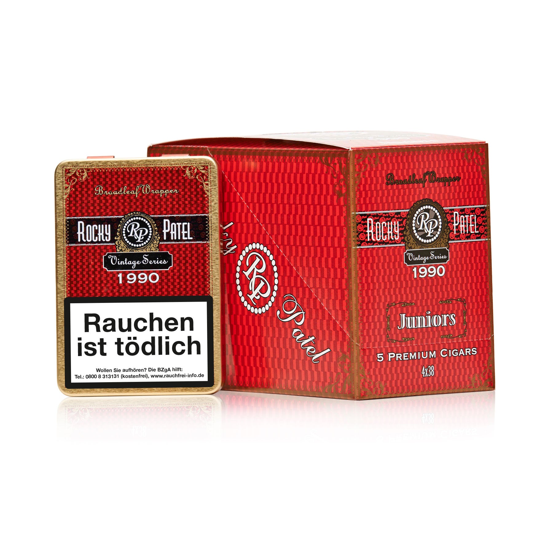 Rocky Patel Vintage Series 1990 Juniors Perla 5 Box Bendixen-Braun – Dein Fachgeschäft für Zigarren in Augsburg