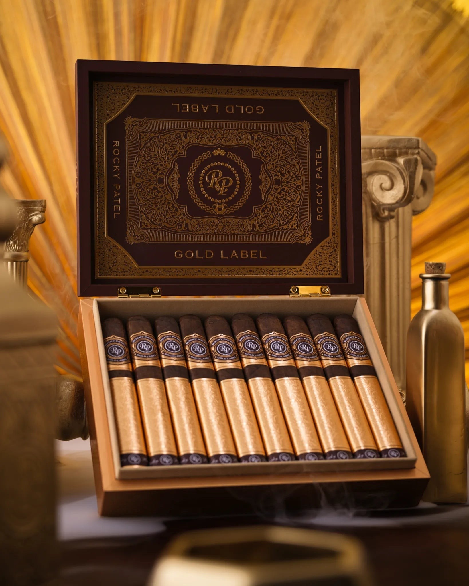 Rocky Patel Gold Label – Stilbild offen – Bendixen-Braun | Dein Zigarrenfachgeschäft in Augsburg