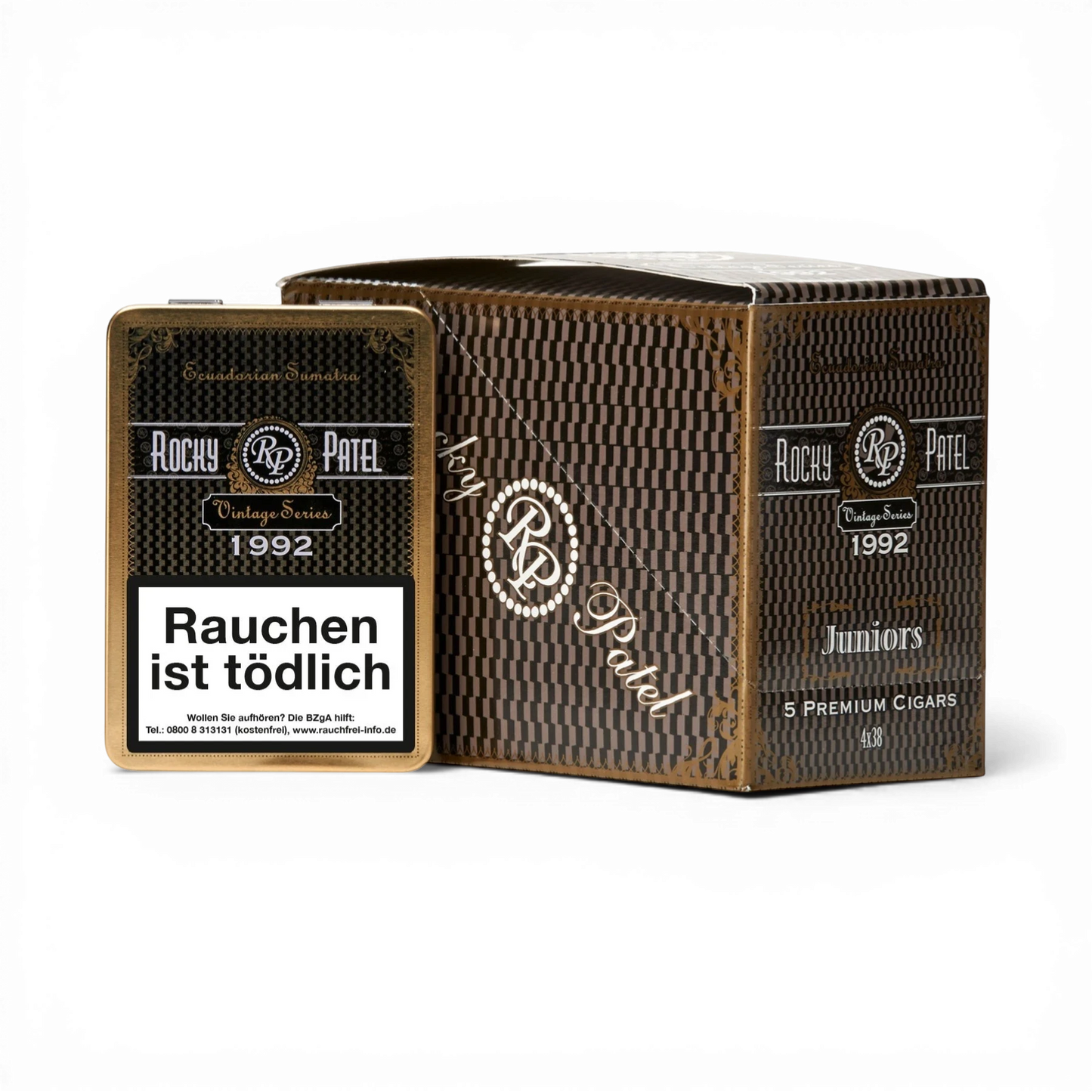 Rocky Patel Vintage 1992 Juniors Box Bendixen-Braun – Dein Fachgeschäft für Zigarren in Augsburg
