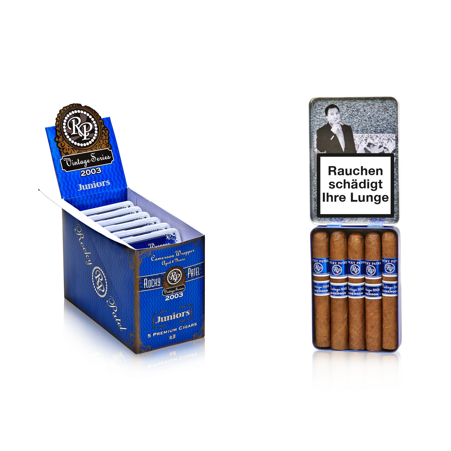 Rocky Patel Vintage 2003 Cameroon Juniors Box Bendixen-Braun – Dein Fachgeschäft für Zigarren in Augsburg