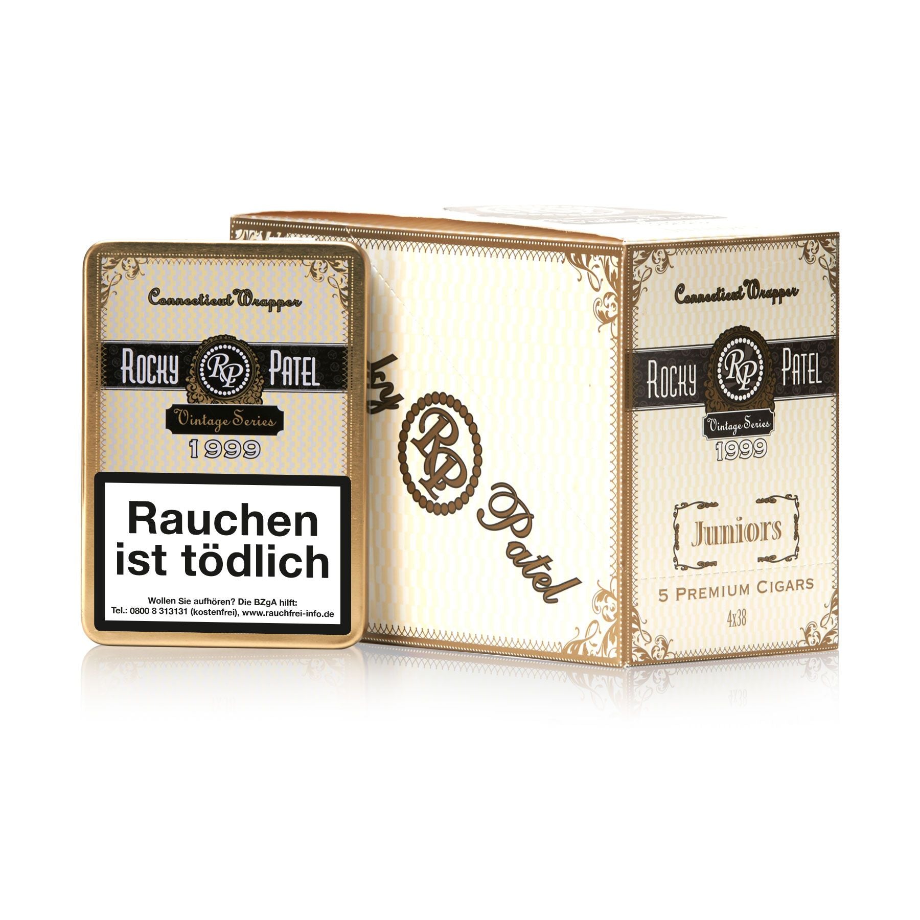 Rocky Patel Vintage Connecticut 1999 Juniors Box Bendixen-Braun - Dein Fachgeschäft für Zigarren in Augsburg