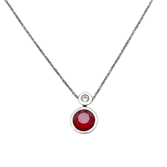 Silberkette rhodiniert mit Anhänger 5932012133714 Bendixen-Braun – Dein Juwelier in Augsburg Schmuck