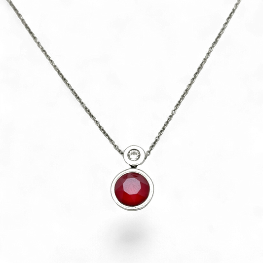 Silberkette rhodiniert mit Anhänger 5932012133714 Bendixen-Braun – Dein Juwelier in Augsburg Schmuck
