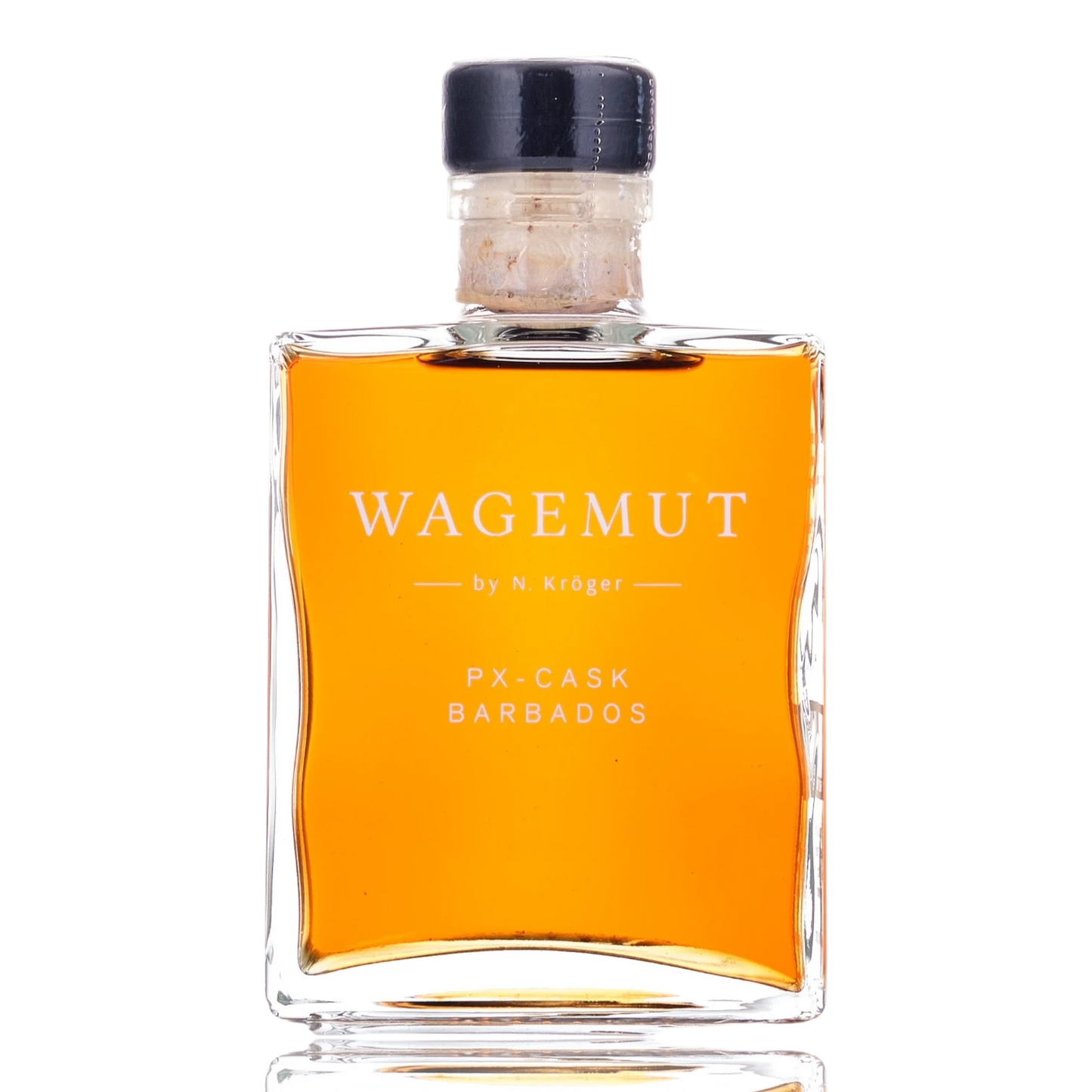 Wagemut PX Cask Barbados Rum 0,2L Front bei Bendixen-Braun Spirituosen Augsburg und Online