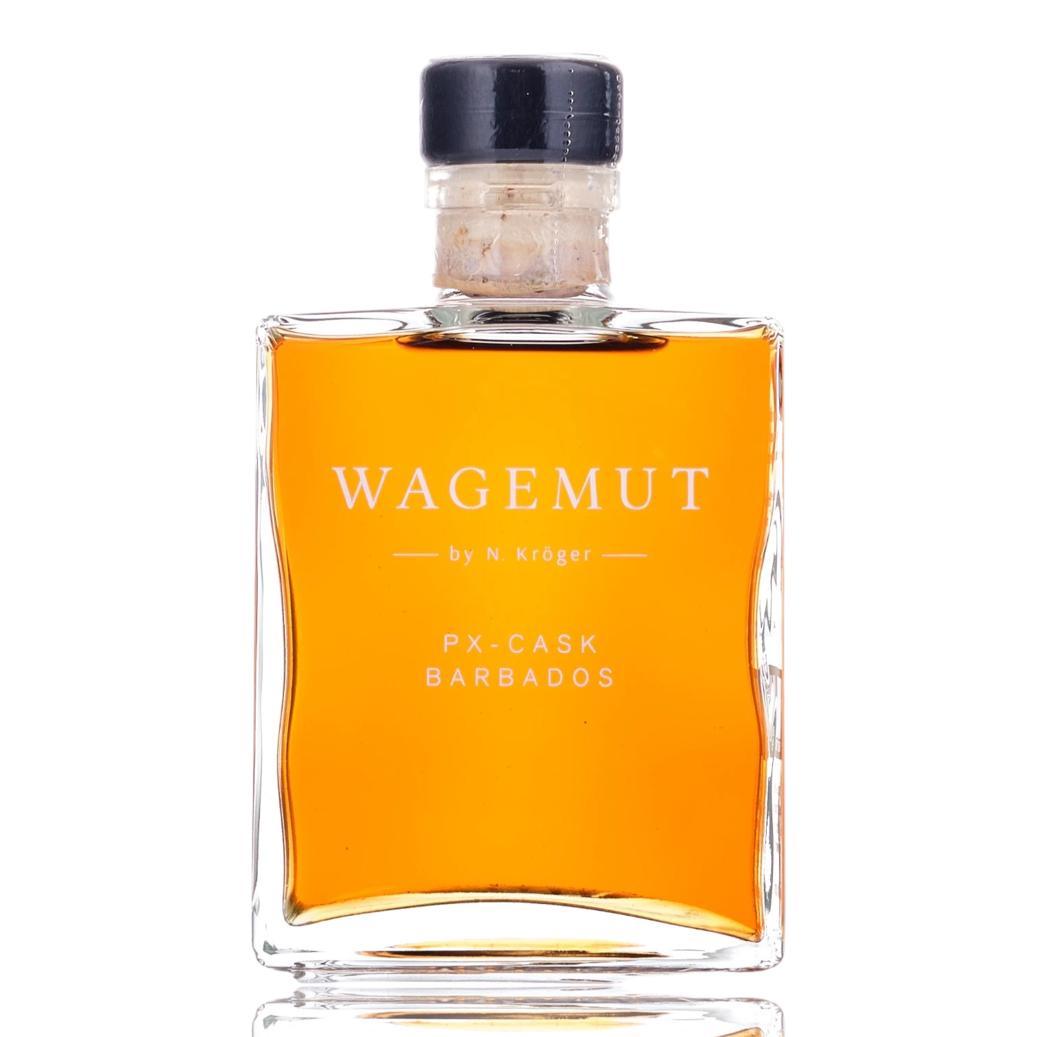 Wagemut PX Cask Barbados Rum 0,2L Front bei Bendixen-Braun Spirituosen Augsburg und Online