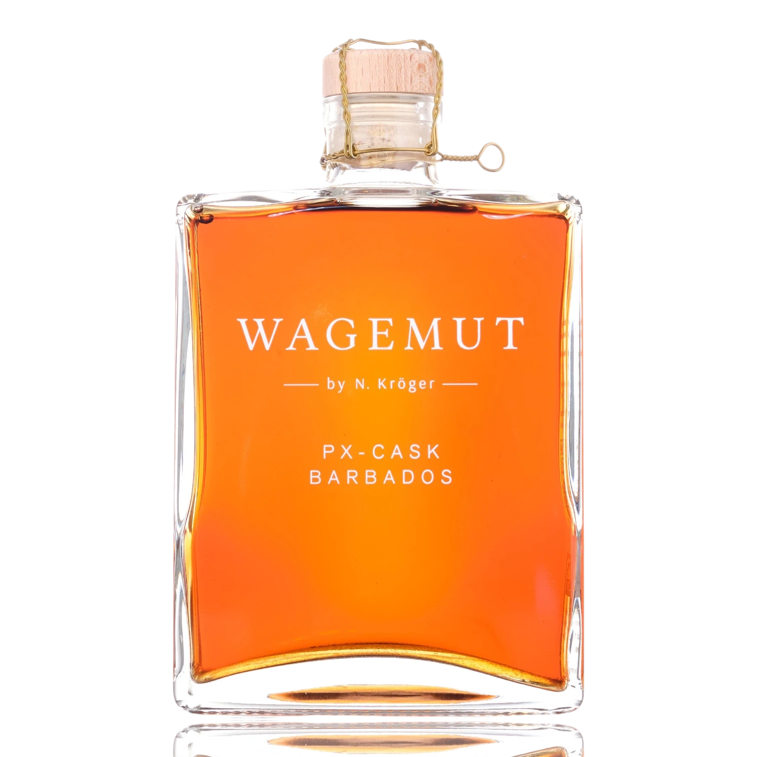 Wagemut PX Cask Barbados Rum Front bei Bendixen-Braun Spirituosen Augsburg und Online
