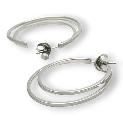 Yvette Ries Creolen Silber rhodiniert 1007108002 Bendixen-Braun - Dein Juwelier in Augsburg Schmuck