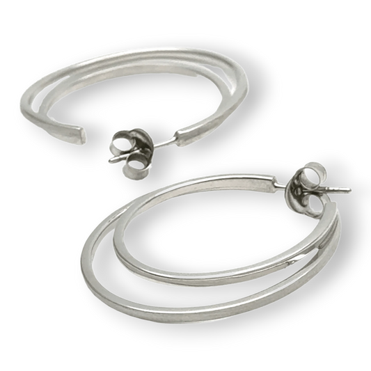 Yvette Ries Creolen Silber rhodiniert 1007108002 Bendixen-Braun - Dein Juwelier in Augsburg Schmuck
