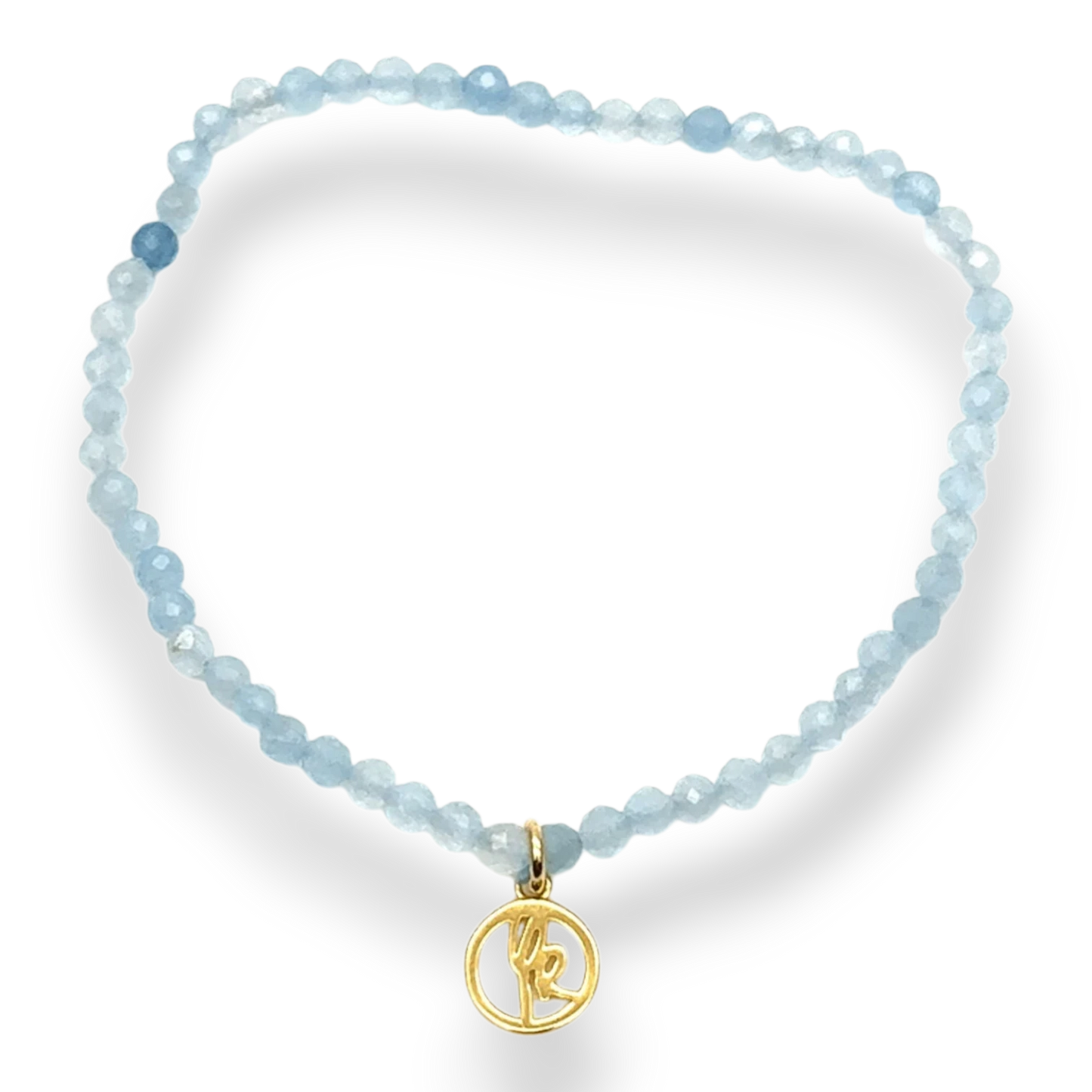 Yvette Ries Armband Aquamarin 925 vergoldet Bendixen-Braun – Dein Juwelier in Augsburg Schmuck