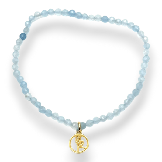Yvette Ries Armband Aquamarin 925 vergoldet Bendixen-Braun – Dein Juwelier in Augsburg Schmuck