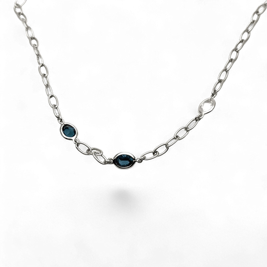 Yvette Ries Kette Silber rhodiniert mit Zirkonia Bendixen-Braun - Dein Juwelier Augsburg Schmuck