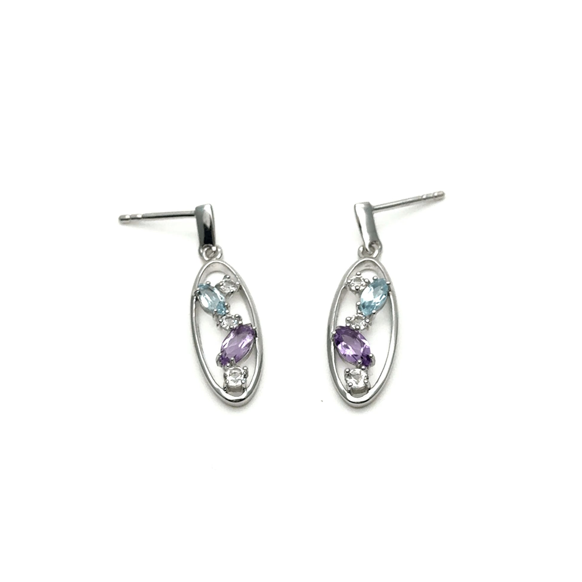 Yvette Ries Ohrpendel Silber 925 Zirkonia ohne Stecker Bendixen-Braun – Dein Juwelier in Augsburg Schmuck