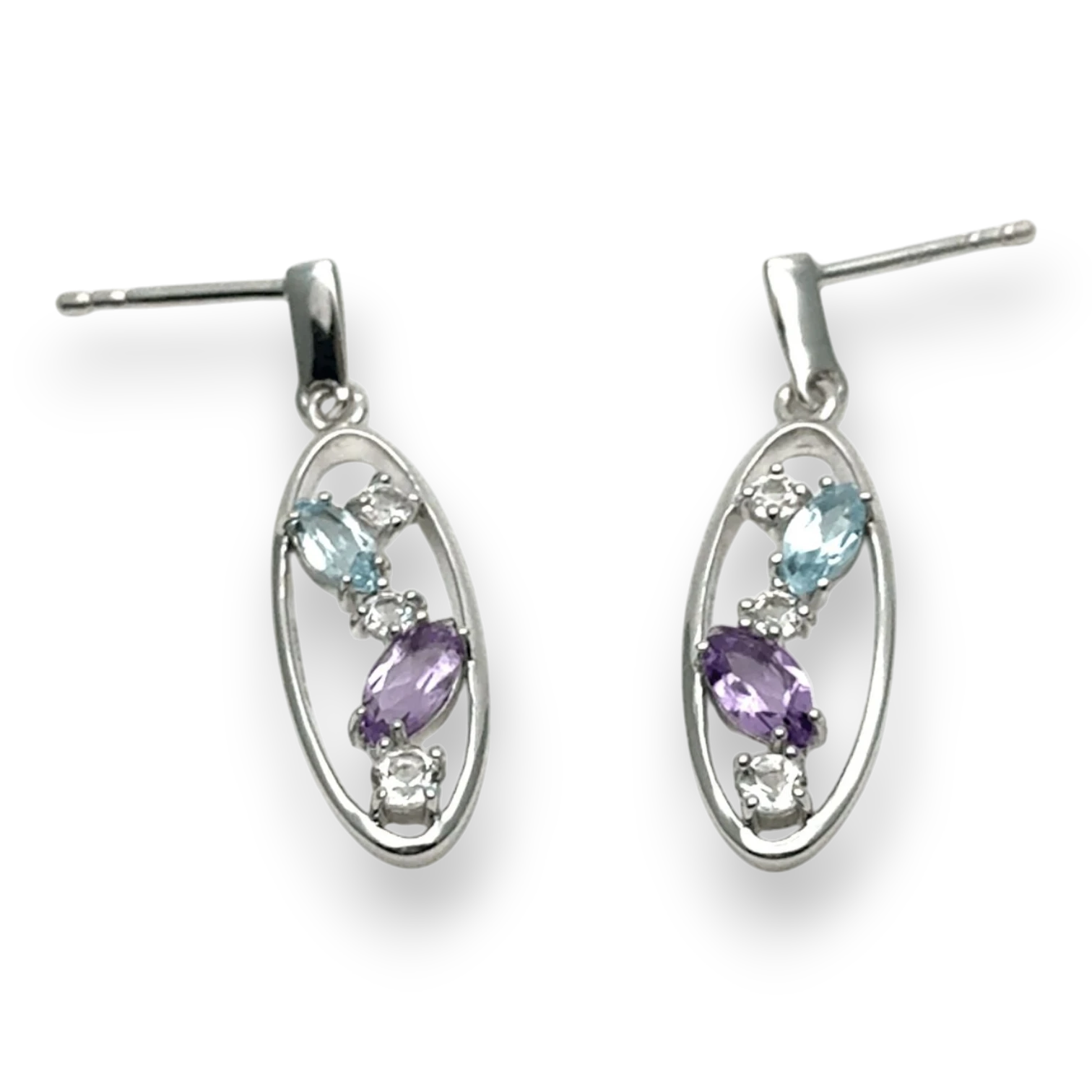 Yvette Ries Ohrpendel Silber 925 Zirkonia ohne Stecker Bendixen-Braun – Dein Juwelier in Augsburg Schmuck