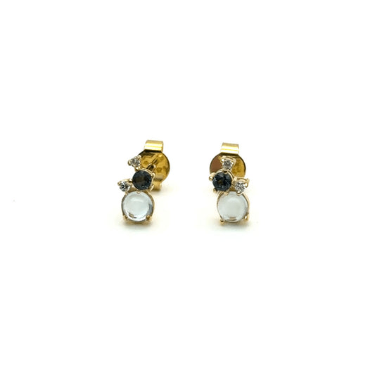 Yvette Ries Ohrstecker 925 vergoldet Zirkonia Bendixen-Braun – Dein Juwelier in Augsburg Schmuck