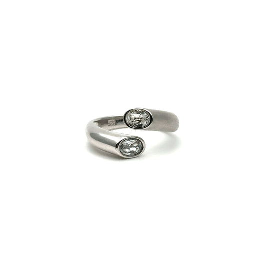 Yvette Ries Ring Silber rhodiniert Zirkonia Bendixen-Braun – Dein Juwelier in Augsburg Schmuck