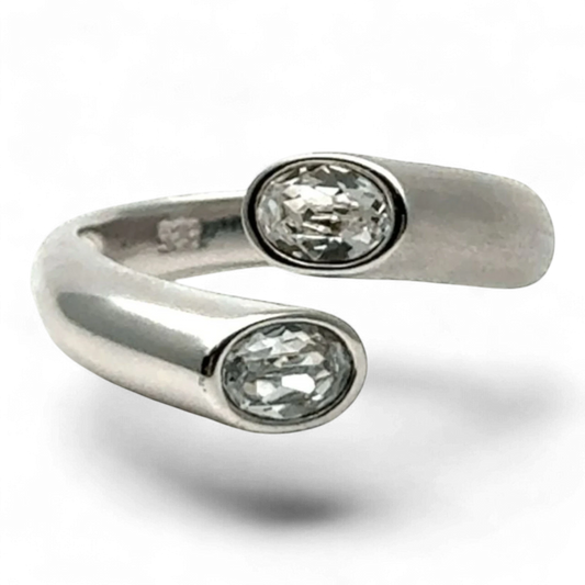 Yvette Ries Ring Silber rhodiniert Zirkonia Bendixen-Braun – Dein Juwelier in Augsburg Schmuck