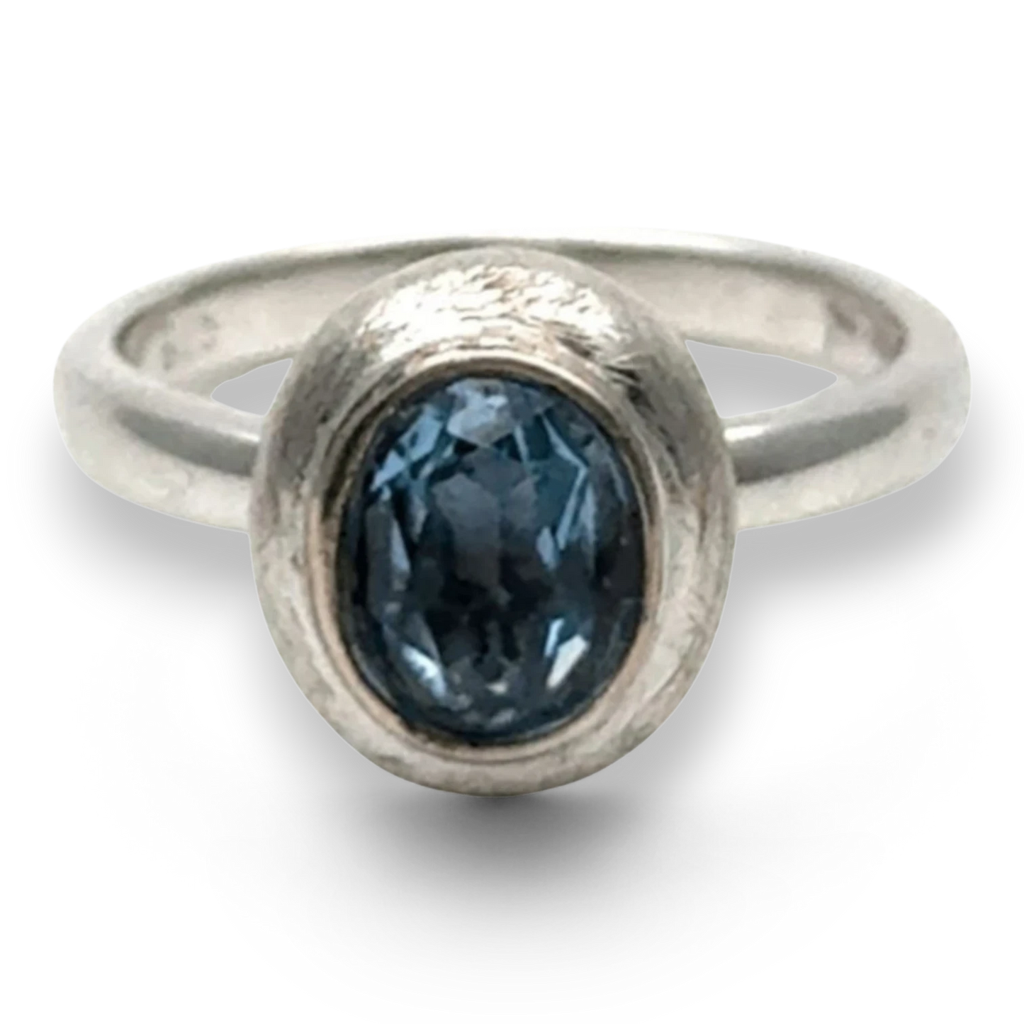 Yvette Ries Ring Silber rhodiniert blauer Zirkonia Bendixen-Braun – Dein Juwelier in Augsburg Schmuck