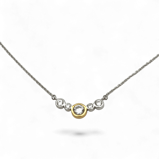 Yvette Ries Silberkette mit Zirkonia Anhänger Bendixen-Braun – Dein Juwelier in Augsburg Schmuck