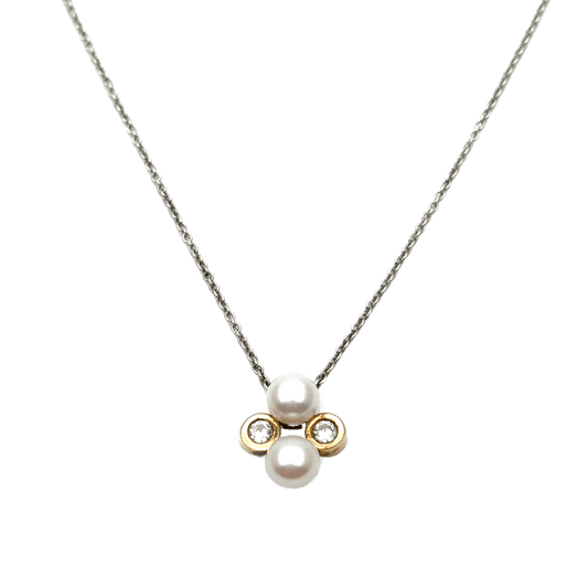 Yvette Ries Silberkette rhodiniert mit Anhänger Bendixen-Braun – Dein Juwelier in Augsburg Schmuck
